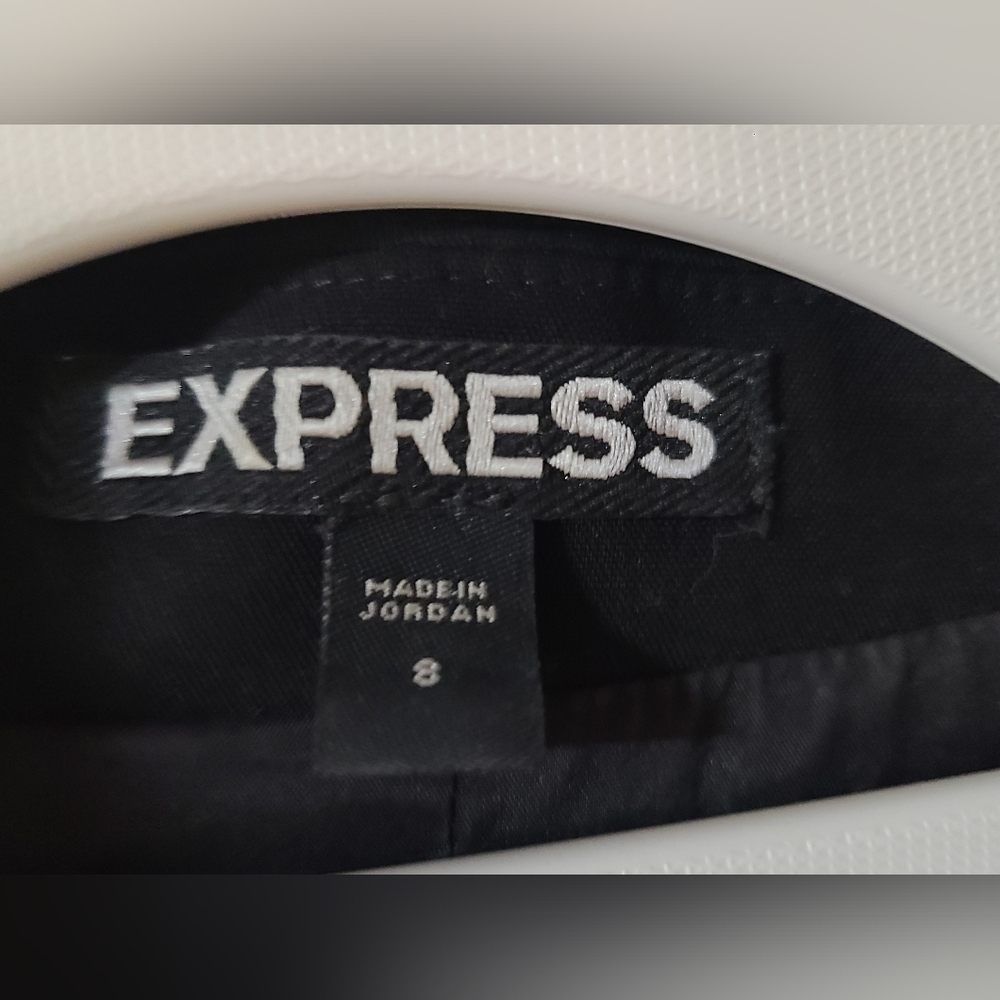 Express women's gray/black single-button fitted b… - image 10